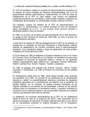 Política descentralizadora en la educación pública