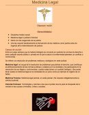 Medicina legal. Campo de acción