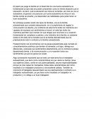 La familia en el desarrollo de una buena autoestima es fundamental