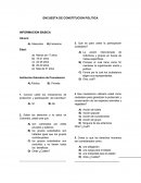 ENCUESTA DE CONSTITUCION POLITICA