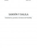Sanson y dalila: Comentario y practica a la lectura de Panofsky