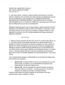 Agente del Ministerio Publico del fuero comun en turno