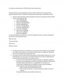 LA empresa la duda presenta un EBP (Escenario base de producción).