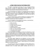 TIC´s EN LA BUSCA DE INFORMACION