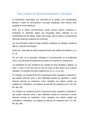 Tipos y subtipos de receptores adrenérgicos y colinérgicos