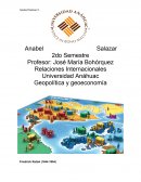 Autores y puntos geopoliticos