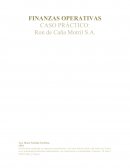 FINANZAS OPERATIVAS CASO PRÁCTICO: Ron de Caña Motril S.A.