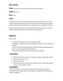 PLAN DE CLASE DEL SISTEMA SOLAR PARA NIVEL INICIAL