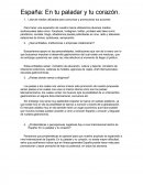 España: En tu paladar y tu corazón.