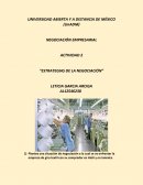 Actividad: Estrategias de la negociación
