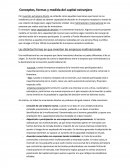 Conceptos, formas y medida del capital extranjero