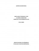 GESTIÓN DE INVENTARIOS. TECNOLOGO EN GESTION EMPRESARIAL