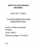 Plan de marketing para Marlboro Rojo