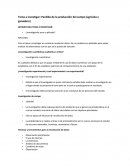 Perdida de la producción del campo (agrícola y ganadero)