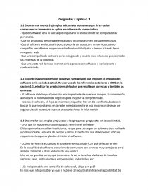 La mejores Preguntas Ingenieria de Software Capitulo 1. Página 1