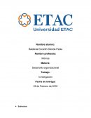 Desarrollo organizacional Investigación