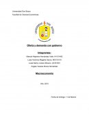 Oferta y demanda con gobierno