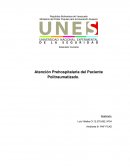 Atención Prehospitalaria del Paciente Politraumatizado.