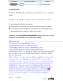 Trabajo: Resolviendo problemas geométricos en contextos reales