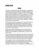 Ensayo: Prision Verde