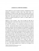 Legados de la apertura economica