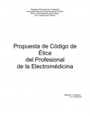 Propuesta de Código de Ética