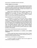 EFECTOS DE LA INTERPRETACIÓN DE TRATADOS