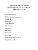 PRACTICA #3 Métodos de separación de mezclas