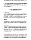 LA IMPORTANCIA DE MI COMPETENCIA GESTIÓN ADMINISTRATIVA