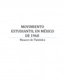 MOVIMIENTO ESTUDIANTIL EN MÉXICO DE 1968
