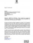 Formato derechos de peticion