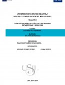 CONCEPTOS BASICOS – CÁLCULO DE MEDIDAS ESTADÍSTICAS Y GRÁFICOS