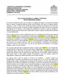 DE LA LEGALIZACIÓN AL CAMBIO Y RUPTURA DE UN PROBLEMA GLOBAL