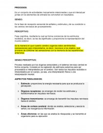 PROCESOS SENSOPERCEPTIVOS. Página 1