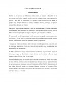 Cómo escribir una novela Martin Solares