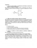 Cuestionario ¿Cuál es la reacción debida a la actividad de la peroxidasa en presencia de guayacol y peróxido de hidrogeno?