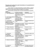 Propuesta para la aplicación de estas herramientas en el acompañamiento al docente de nuevo ingreso.
