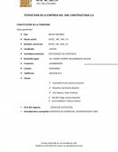 ESTRUCTURA DE LA EMPRESA MC. SAB. CONSTRUCTURA S.A