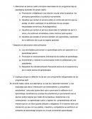 Mencionen al menos cuatro principios esenciales de los programas bajo el paradigma Aprender-Sirviendo (ApS): ERTWERWERW