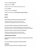 Estadistica TECNOLOGÍA: Salud Ocupacional