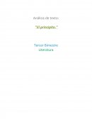 Análisis de texto:"El principito." Tercer Bimestre Literatura