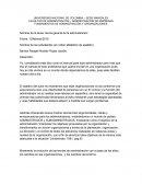 FUNDAMENTOS DE ADMINISTRACIÓN Y ORGANIZACIONES