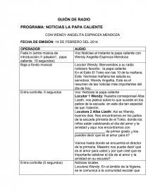 NOTICIAS LA PAPA CALIENTE. Página 1