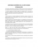 CONTENIDO ECONÓMICO DE LA CARTA MAGNA