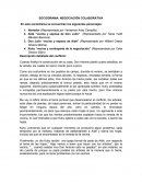 SOCIODRAMA: NEGOCIACIÓN COLABORATIVA