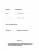 Control de calidad 1 Tema: Guía capítulo 8 y 9