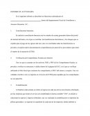 Informe de actividades.