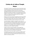 Crónica Museo del Templo Mayor