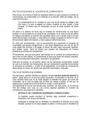 PACTOS ACCESORIOS AL CONTRATO DE COMPRAVENTA