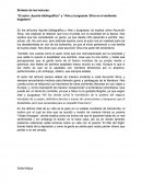 Síntesis de las lecturas: “El autor: Apunte bibliográfico” y “Arte y burguesía: Silva en el ambiente bogotano”